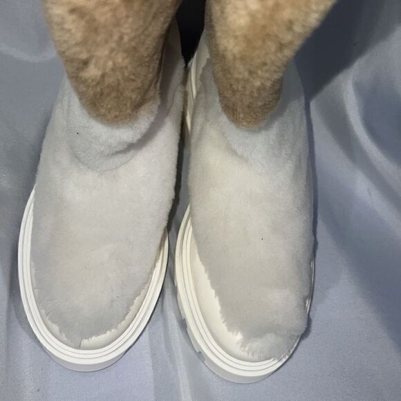 FREE PEOPLE HAPPY THOUGHTS FUR BOOTS NWT - Picture 8 of 10